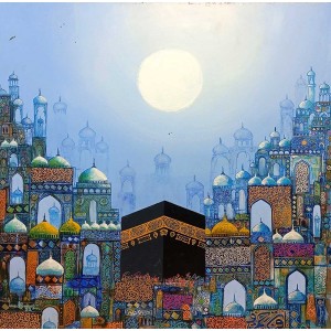 Javed Qamar, 24 x 24 inch, Acrylic On Canvas, AC-JQ-282